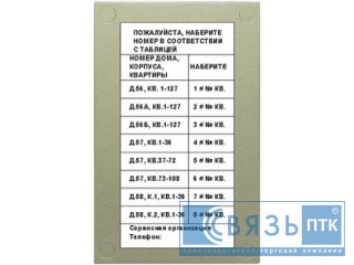БВД-432NP блок индикации для домофона